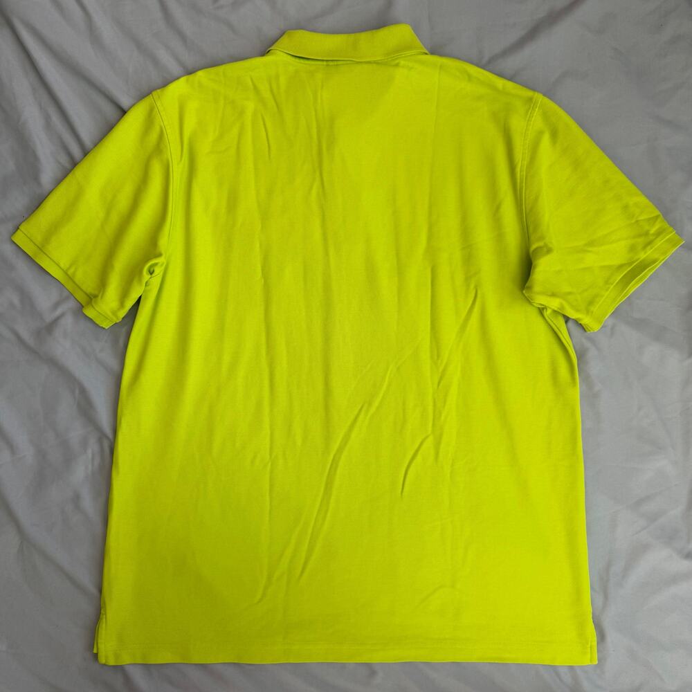 Psycho Bunny Neon Yellow Polo Shirt Size 8 Classic Cotton - Picture 3 of 9
